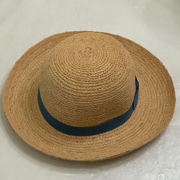 Tilley REBECCA R2 Raffia hat-Natural/Blue - Picture 8 of 13